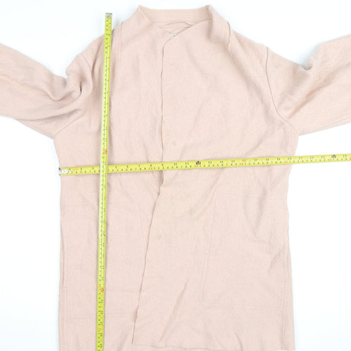 Modern Rarity Women’s Pink Wool Blend Mid-Length Coat M