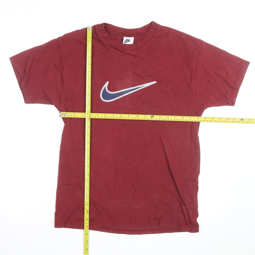 Nike Men's Red Short Sleeve Crew Neck Graphic T-Shirt Size S
