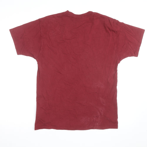 Nike Men's Red Short Sleeve Crew Neck Graphic T-Shirt Size S