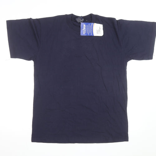 Portwest Men's Blue Cotton Crew Neck Work T-Shirt M