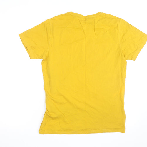 Regatta Great Outdoors Men’s Yellow Cotton Graphic T-Shirt Size M
