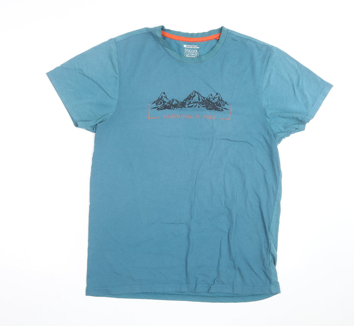 Mountain Warehouse Men’s Blue ISOCool Quick Dry T-Shirt Size M