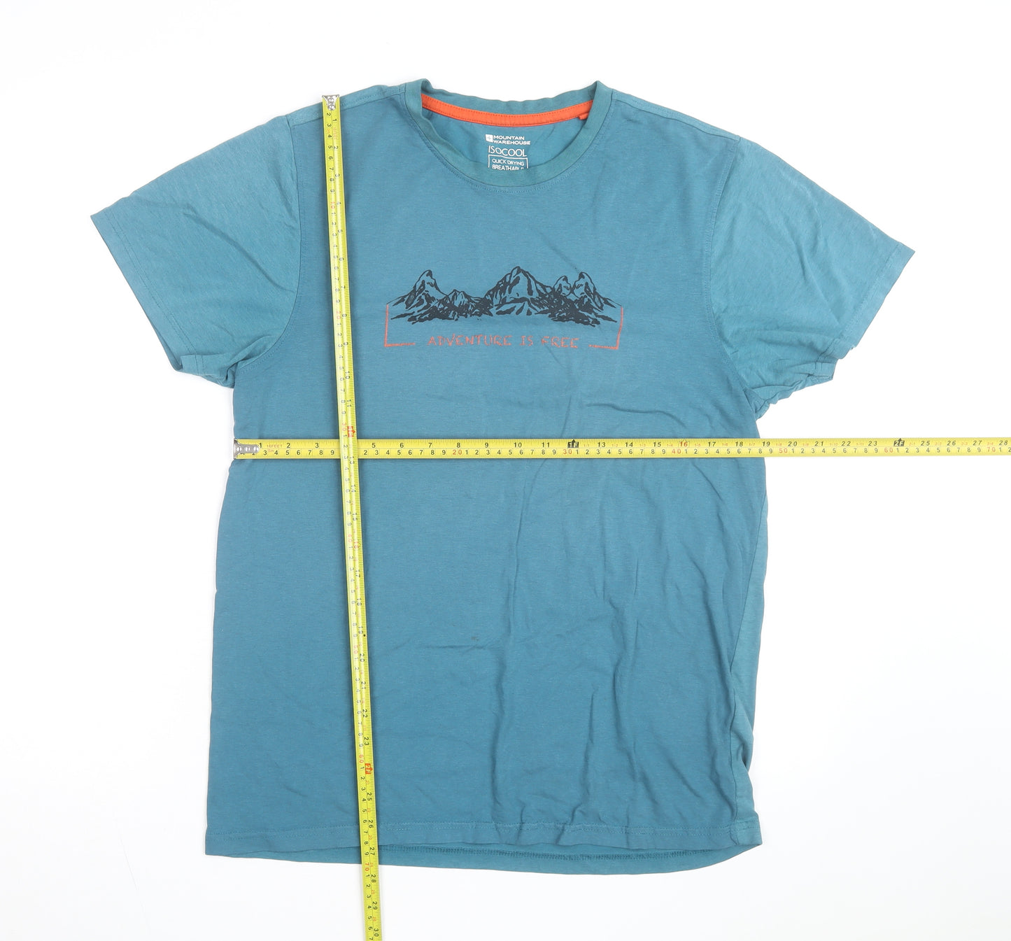 Mountain Warehouse Men’s Blue ISOCool Quick Dry T-Shirt Size M