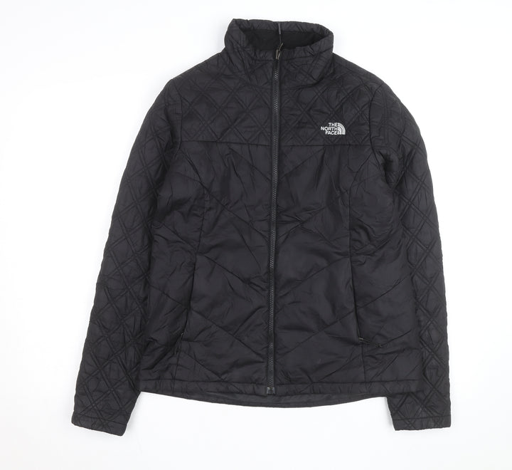 The North Face Women's Black Quilted Mid-Length Jacket Size M