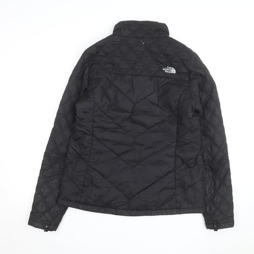 The North Face Women's Black Quilted Mid-Length Jacket Size M