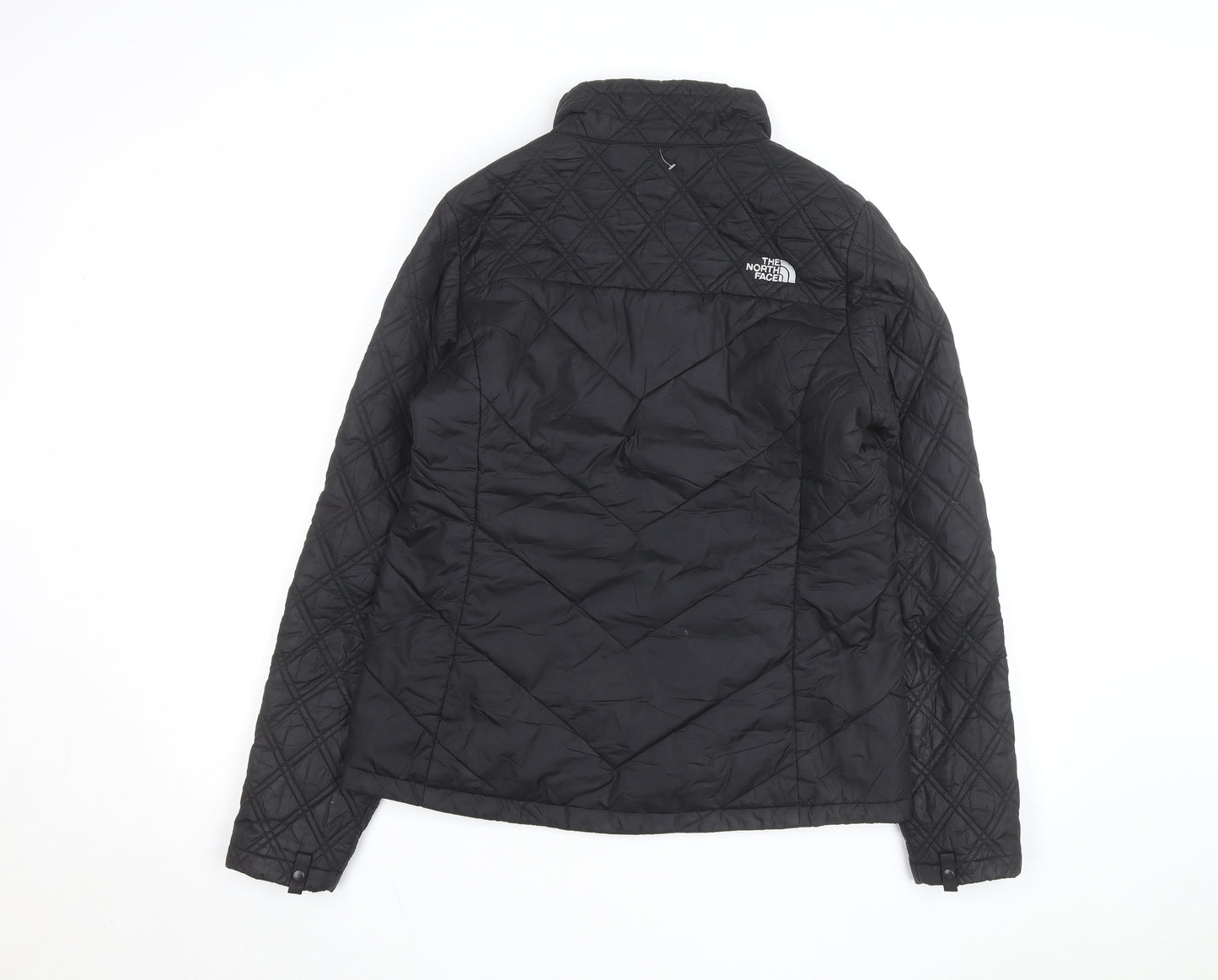 The North Face Women's Black Quilted Mid-Length Jacket Size M