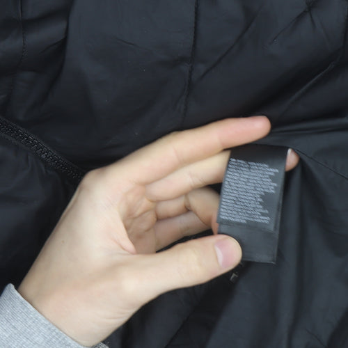 The North Face Women's Black Quilted Mid-Length Jacket Size M