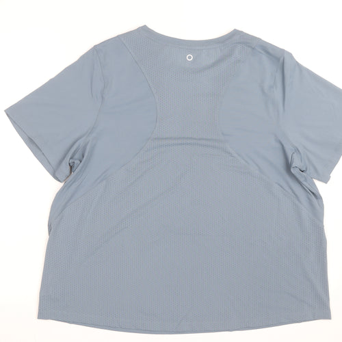 Marks and Spencer Goodmove Blue Women's Size 16 Active T-Shirt