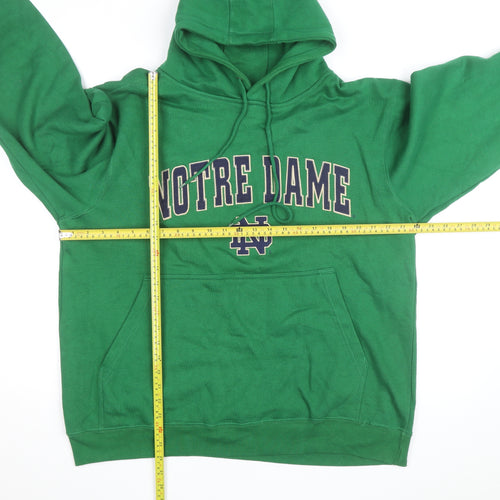 Champs Men's Green Notre Dame Pullover Hoodie Size M