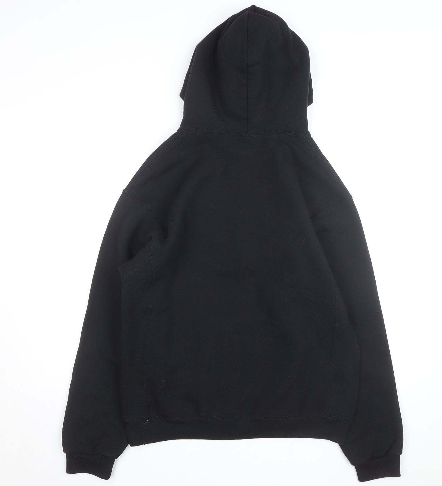 Russell Athletic Men's Black Pullover Hoodie M Graphic Sports Fleece