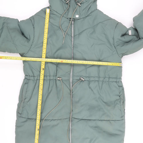 Regatta Womens Green Size 12 Hooded Puffer Jacket