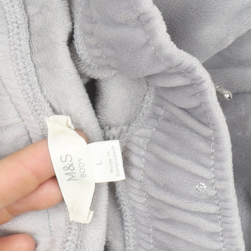 Marks and Spencer Women’s Grey Velour Joggers Size L