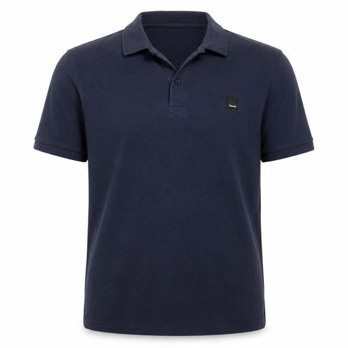 Bench Men’s Navy Blue Polo Shirt Size L Cotton Casual Top