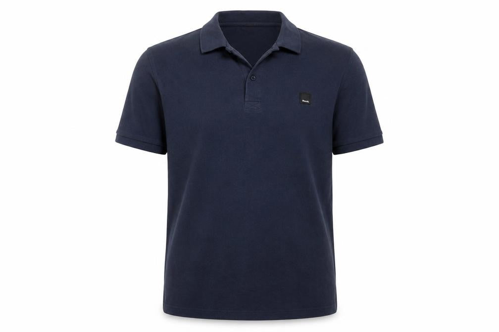 Bench Men’s Navy Blue Polo Shirt Size L Cotton Casual Top