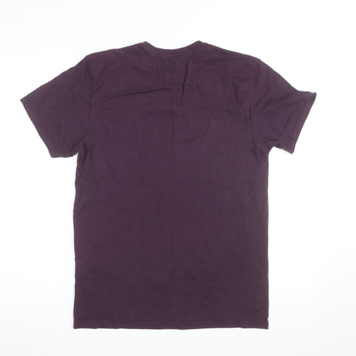 Fox Men's Purple Slim Fit Graphic Animal T-Shirt Size M
