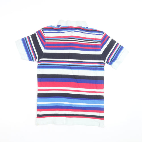 Lyle & Scott Men’s Multicoloured Striped Cotton Polo Shirt M