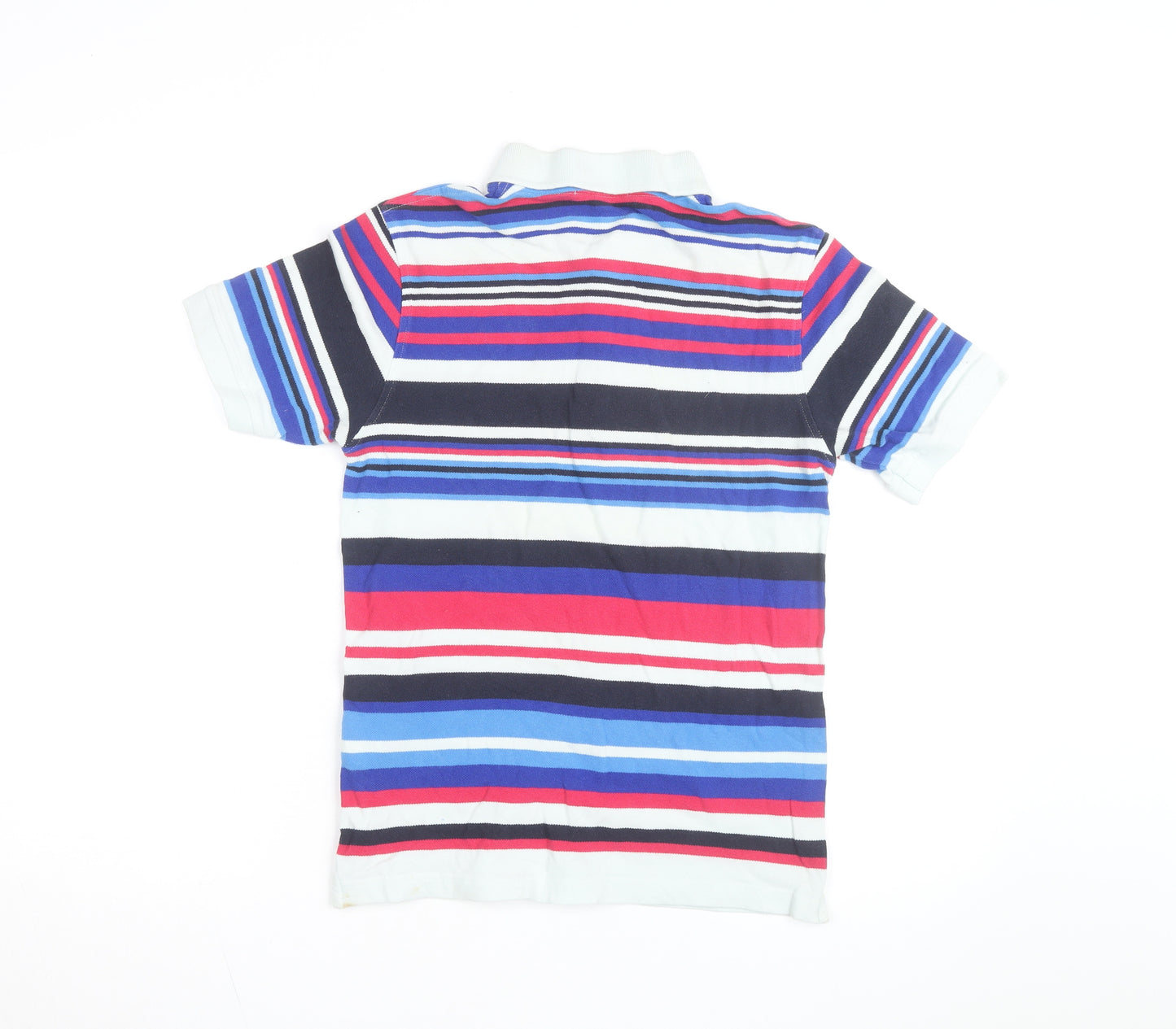 Lyle & Scott Men’s Multicoloured Striped Cotton Polo Shirt M