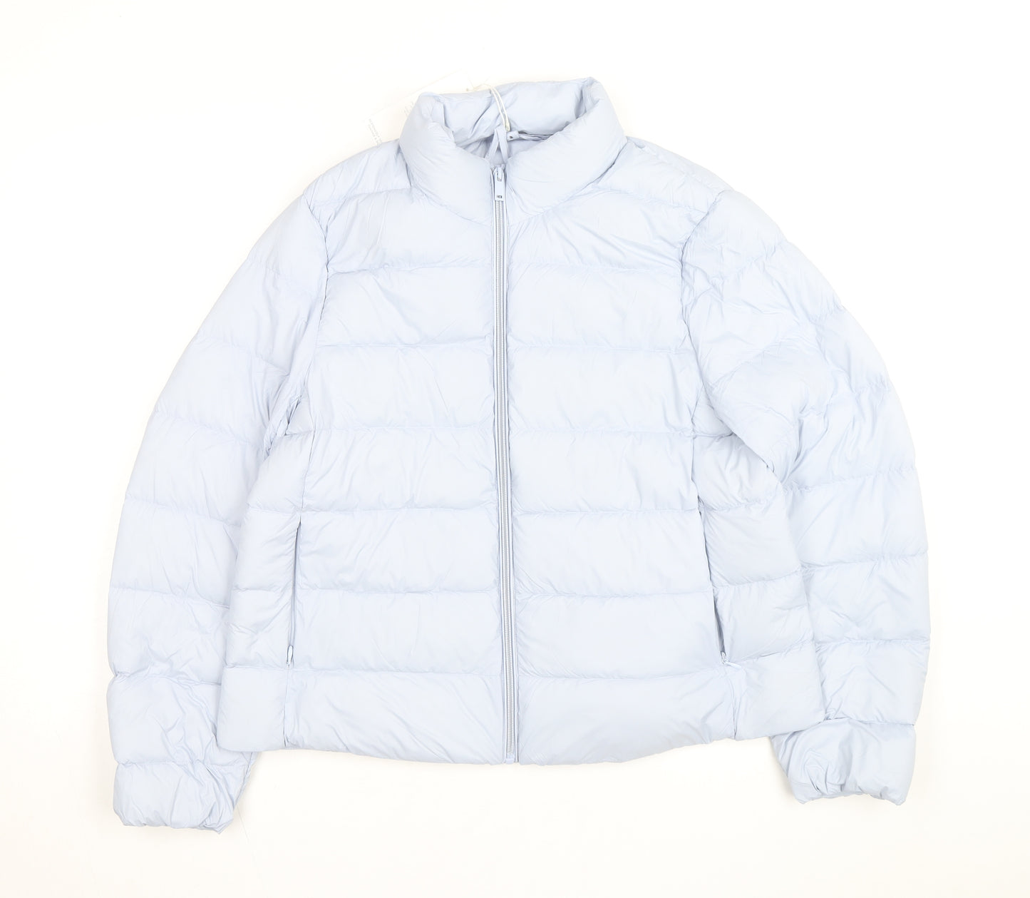 Marks and Spencer Women Blue Size 16 Puffer Jacket Lightweight Down