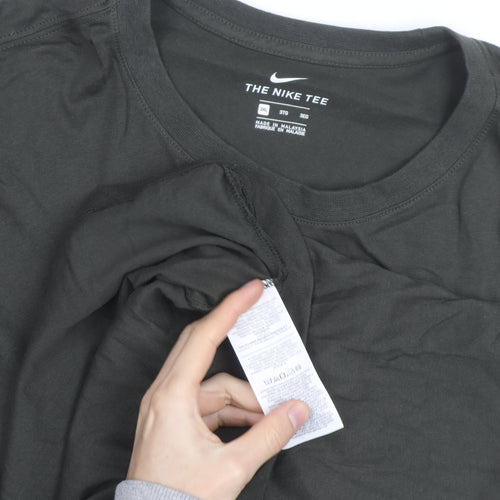 Nike Men's Black 3XL Crew Neck Short Sleeve Graphic T-Shirt
