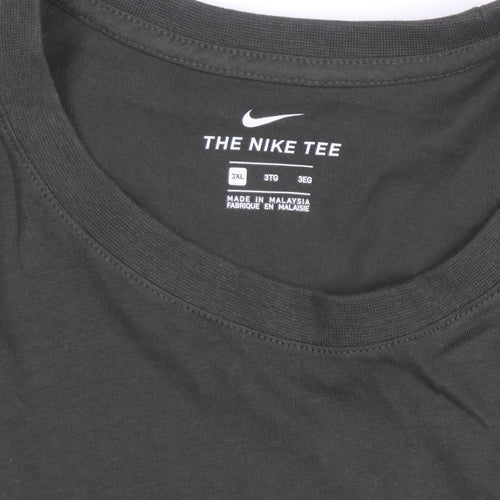 Nike Men's Black 3XL Crew Neck Short Sleeve Graphic T-Shirt