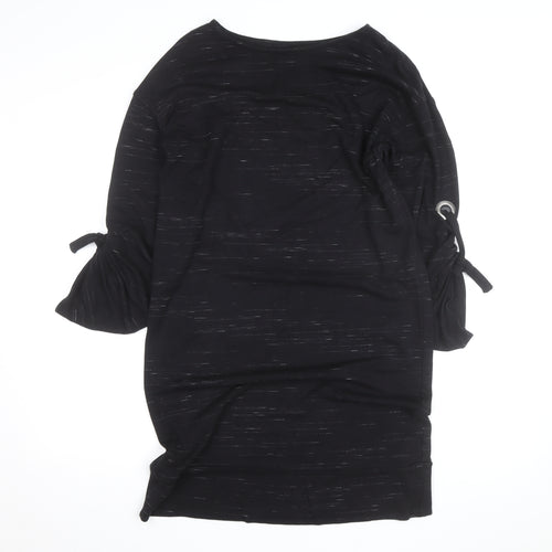 Oliver Bonas Women’s Black Knee Length Shift Dress Size 10