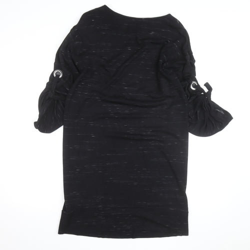 Oliver Bonas Women’s Black Knee Length Shift Dress Size 10