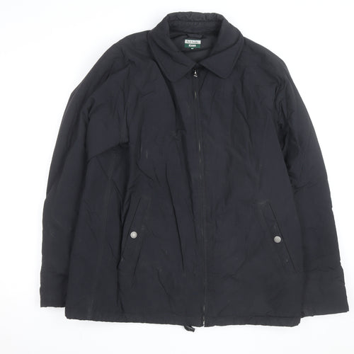 Paul Smith Jeans Men's Black Nylon Lined Zip Jacket Size M