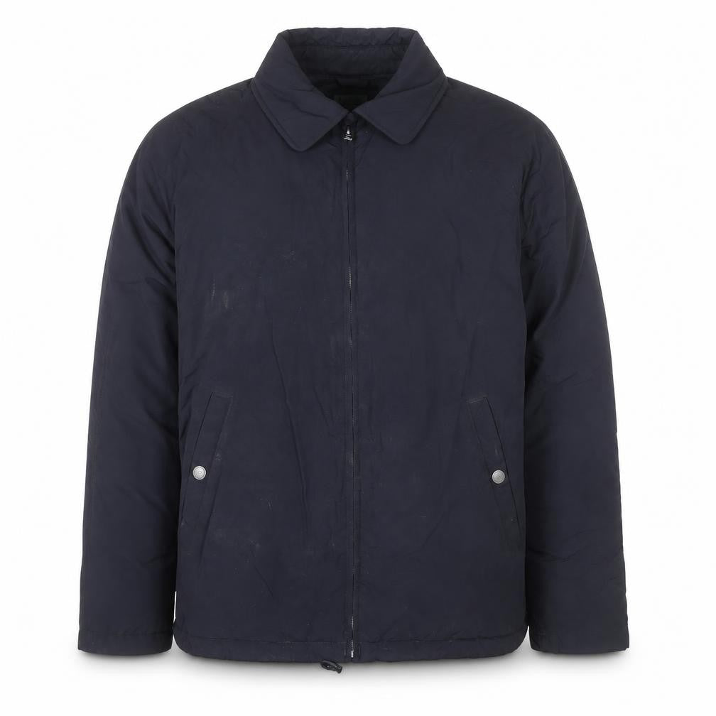 Front view of Paul Smith Jeans Men's Black Nylon Lined Zip Jacket, size M