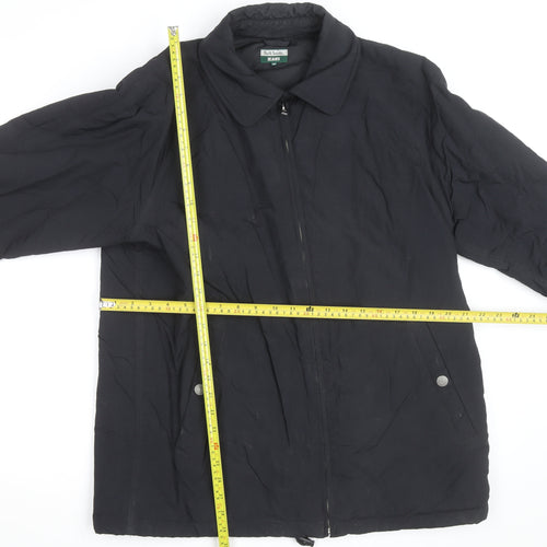 Paul Smith Jeans Men's Black Nylon Lined Zip Jacket Size M