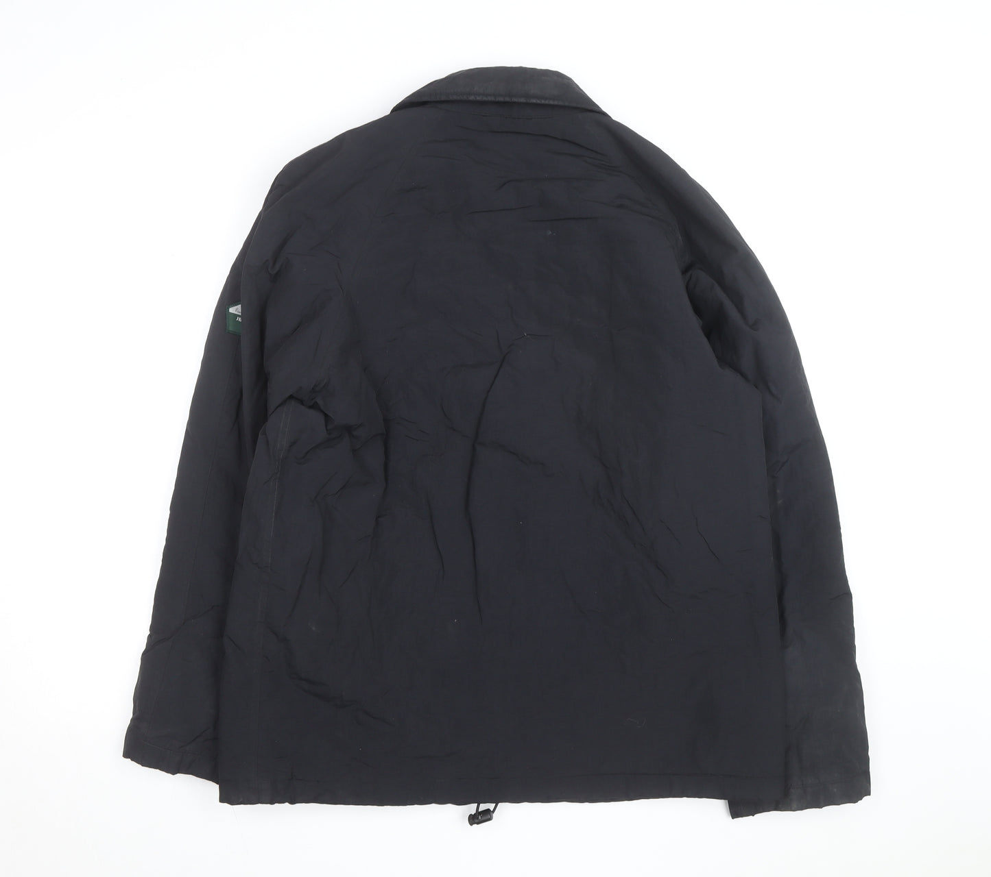 Paul Smith Jeans Men's Black Nylon Lined Zip Jacket Size M