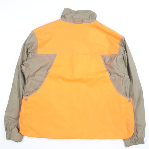 Columbia Men's Orange Khaki Hunting Jacket L Waterproof Windproof