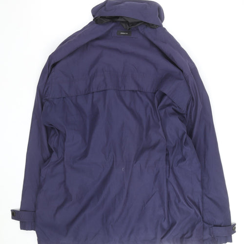 Claiborne Men’s Blue Polyester Parka Jacket L Regular