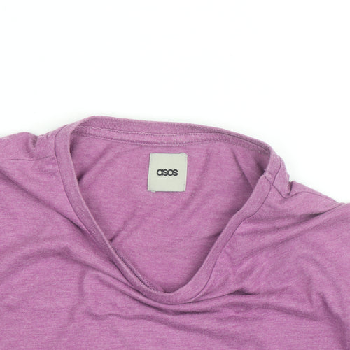 ASOS Men's Purple Crew Neck Short Sleeve T-Shirt Size M