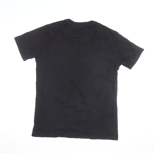Jameson Carter Men's Black Red Logo Short Sleeve Cotton T-Shirt Size S