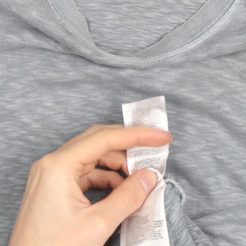 White Stuff Men's Grey Crew Neck Cotton T-Shirt Size M