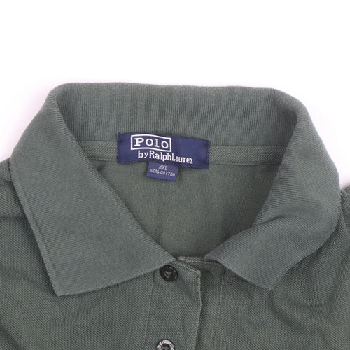 Ralph Lauren Men’s Green 2XL Classic Cotton Polo Shirt