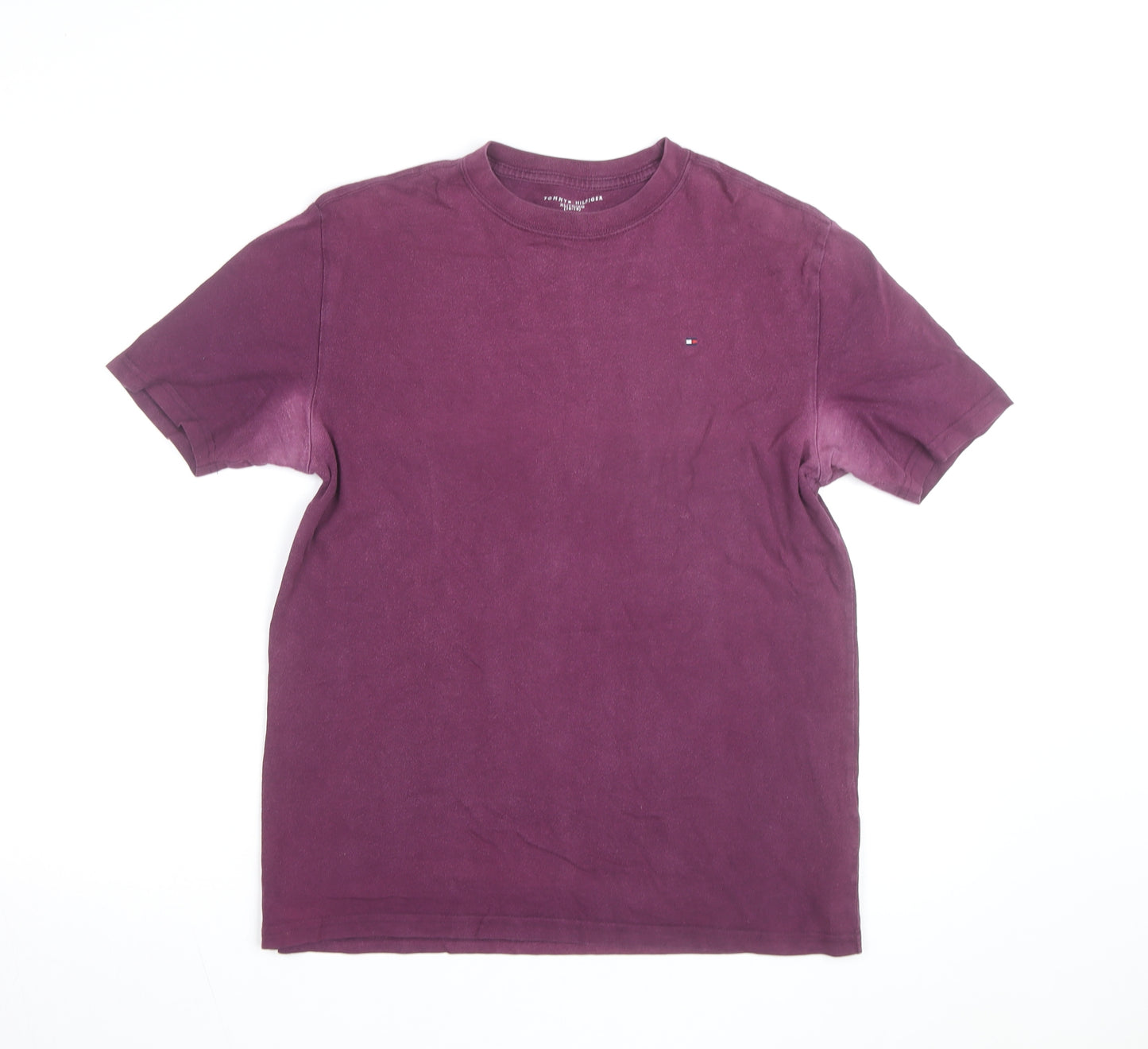 Tommy Hilfiger Boys Purple 16 Years Classic Logo Cotton T-Shirt