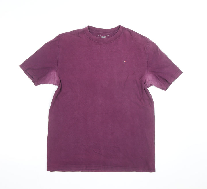Tommy Hilfiger Boys Purple 16 Years Classic Logo Cotton T-Shirt