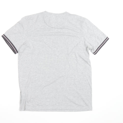 Ted Baker Men's Grey Deer Print Crew Neck T-Shirt Size M