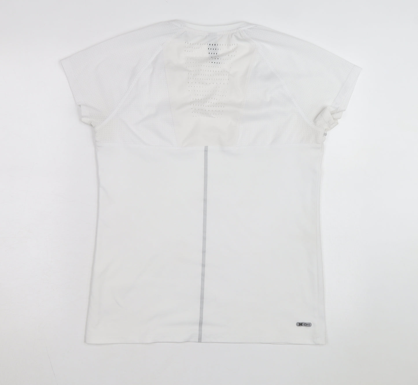 RBX Women's White Short Sleeve Active T-Shirt M Lightweight Quick Dry