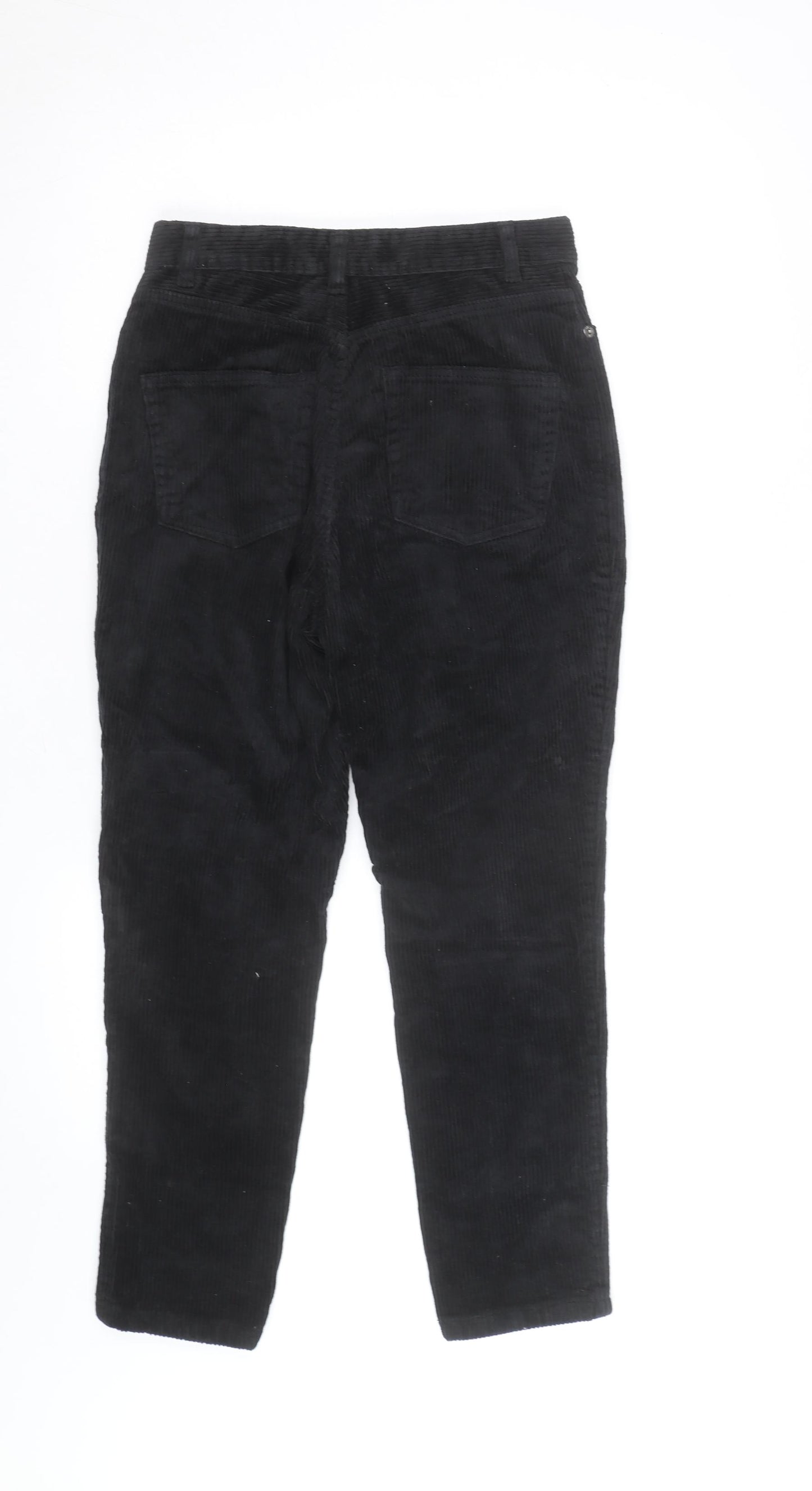 Monki Men's Black Corduroy Chino Trousers L Regular Fit