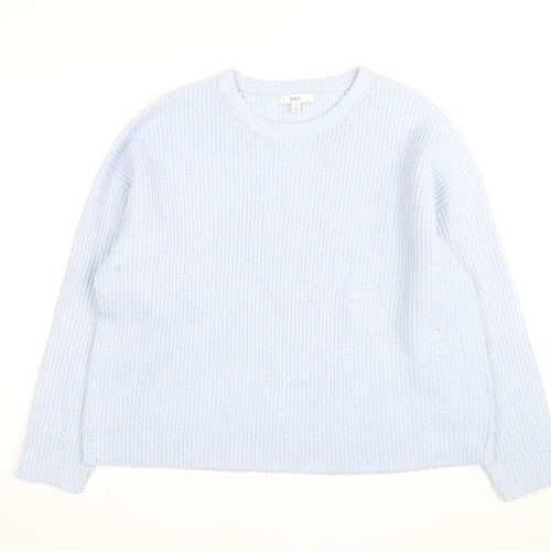 Marks and Spencer Men’s Blue Chunky Knit XL Crew Neck Jumper