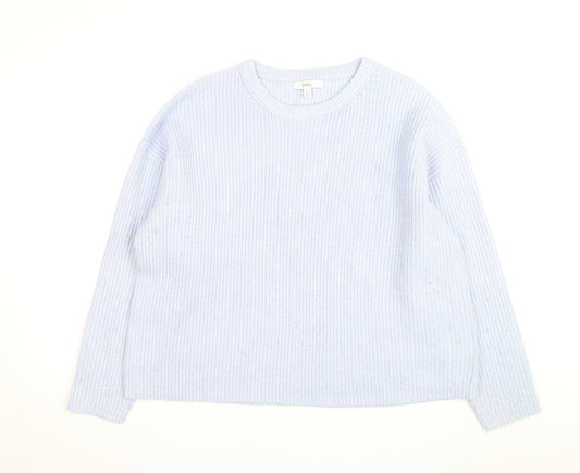 Marks and Spencer Men’s Blue Chunky Knit XL Crew Neck Jumper