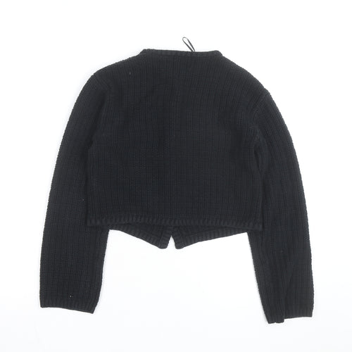 H&M Women’s Black Chunky-Knit Cardigan Small