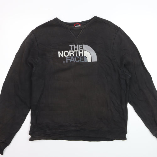 The North Face Mens Black L Crew Neck Pullover Sweatshirt