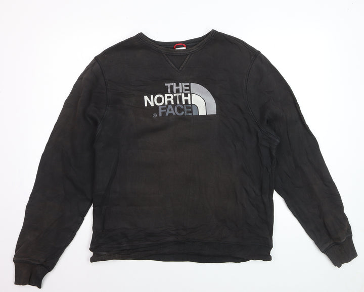 The North Face Mens Black L Crew Neck Pullover Sweatshirt