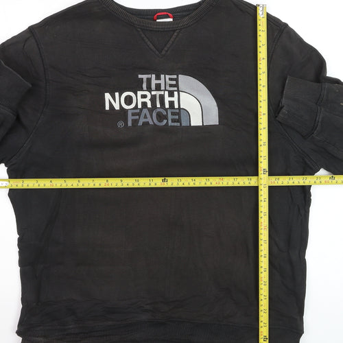 The North Face Mens Black L Crew Neck Pullover Sweatshirt