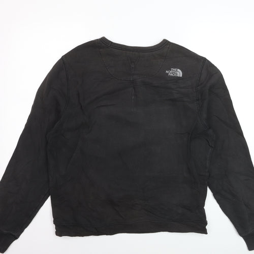 The North Face Mens Black L Crew Neck Pullover Sweatshirt