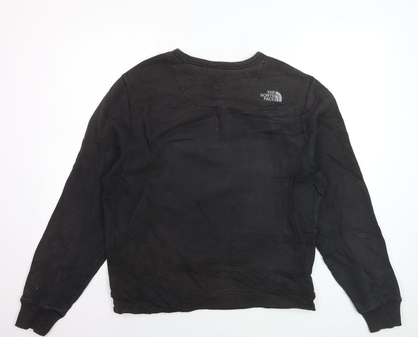 The North Face Mens Black L Crew Neck Pullover Sweatshirt