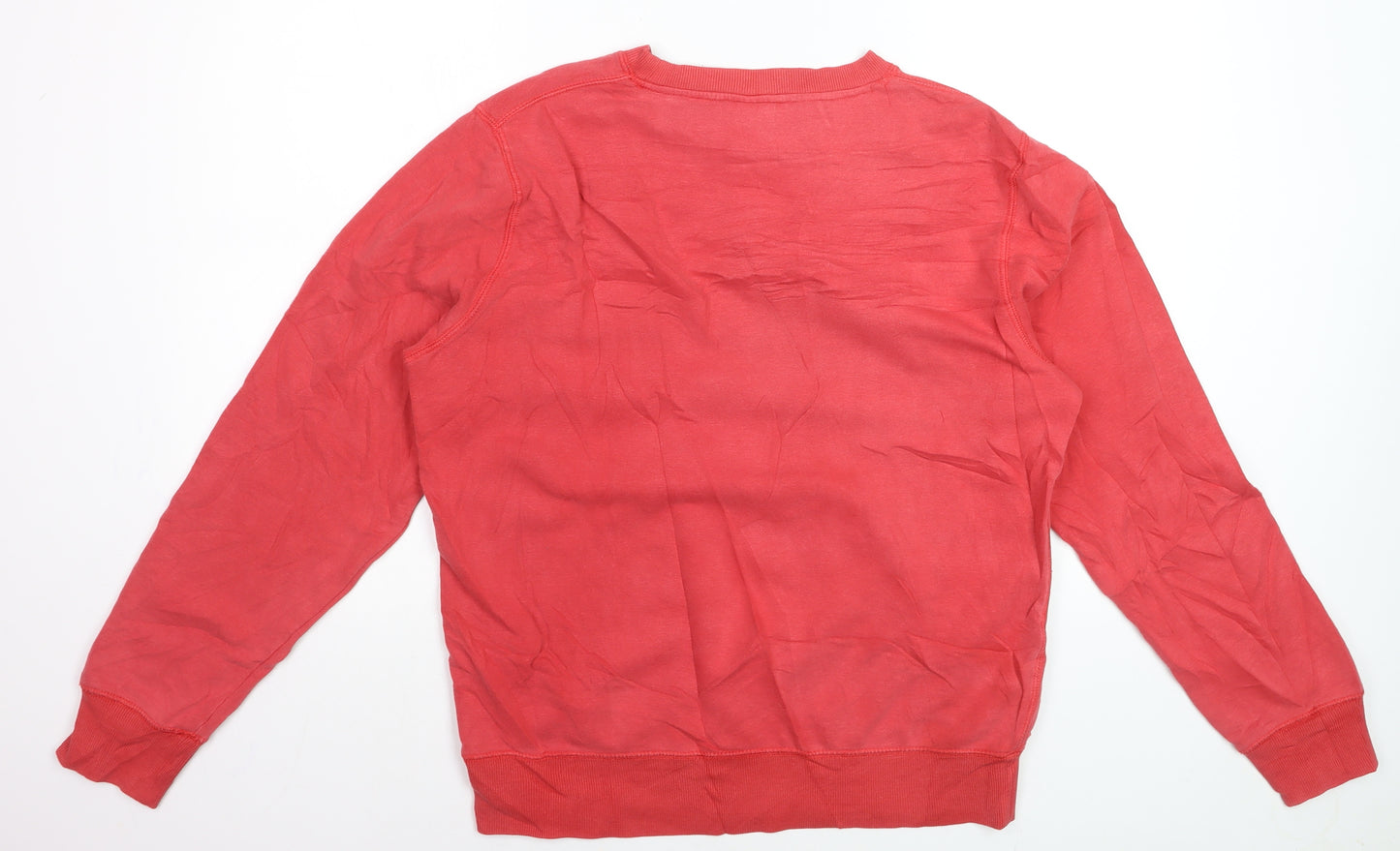 Champion Men's Red Logo Pullover Sweatshirt Size M